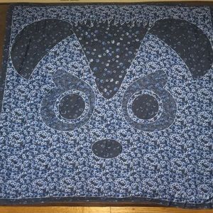 Coach bear scarf in blue